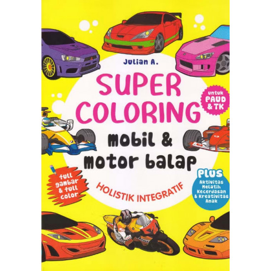 SUPER COLORING MOBIL & MOTOR BALAP