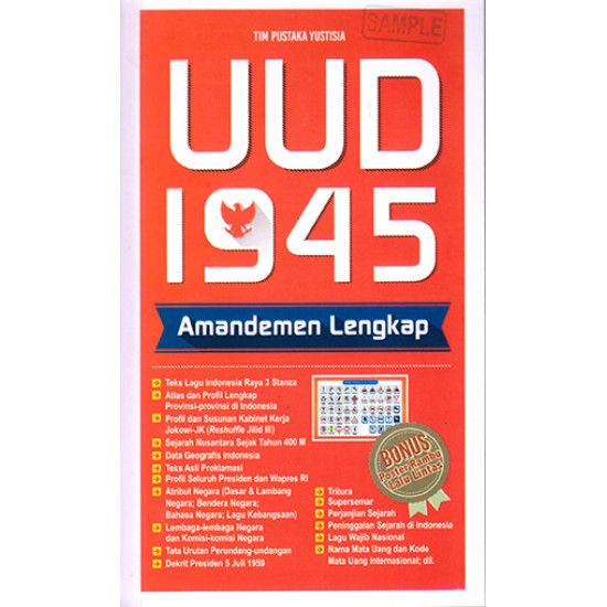 UUD 1945 AMANDEMEN LENGKAP - EDISI UPDATE 2019 (BONUS POSTER RAMBU LALU LINTAS)