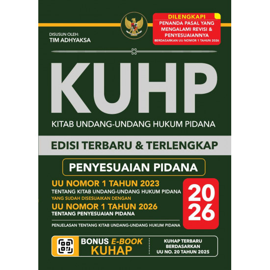 KUHP EDISI TERBARU & TERLENGKAP 2026