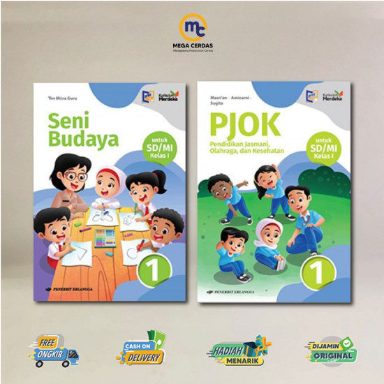 PAKET LENGKAP BUKU ERLANGGA SD MI KELAS 1 KURIKULUM MERDEKA