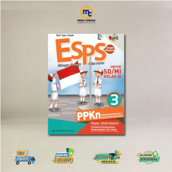 PAKET LENGKAP BUKU ERLANGGA SD MI KELAS 3 K13N