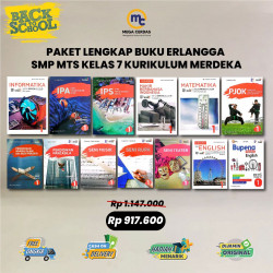 PAKET LENGKAP BUKU ERLANGGA SMP MTS KELAS 7 KURIKULUM MERDEKA