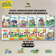 PAKET LENGKAP BUKU ERLANGGA SD MI KELAS 1 KURIKULUM MERDEKA