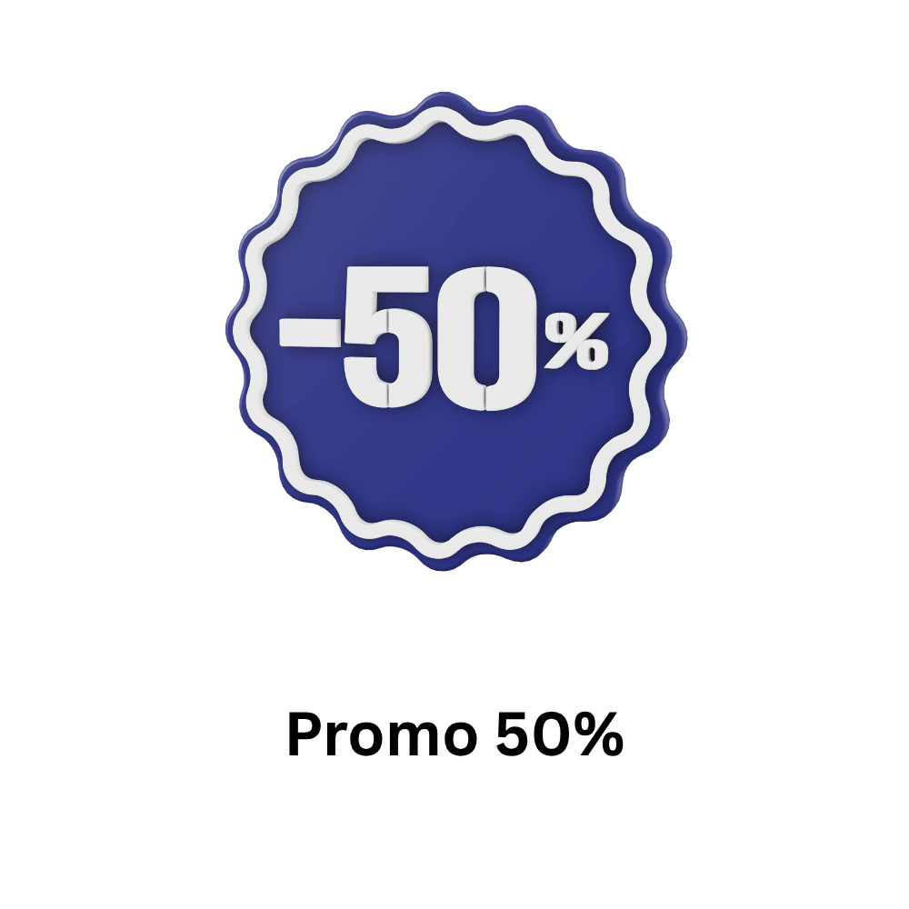 Buku 50%