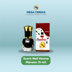 HENNA SCENT NAIL MAROON 5 ML
