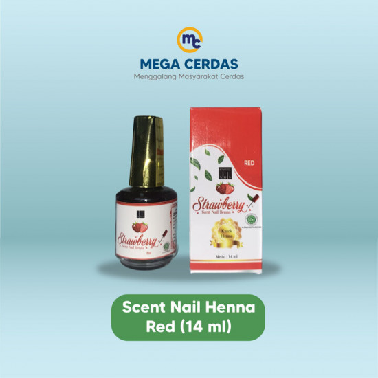 HENNA SCENT NAIL RED 14 ML