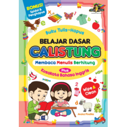 BUKU TULIS-HAPUS BELAJAR DASAR CALISTUNG