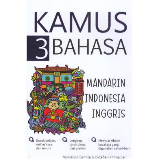 KAMUS 3 BAHASA MANDARIN INDONESIA INGGRIS (2026)