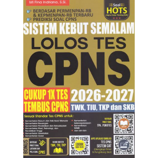 SISTEM KEBUT SEMALAM LOLOS TES CPNS 2026-2027 CUKUP 1X TES TEMBUS CPNS