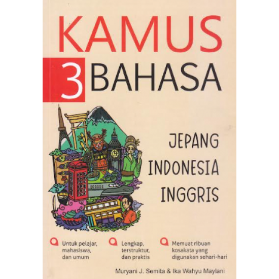 KAMUS 3 BAHASA JEPANG-INDONESIA-INGGRIS (2026)