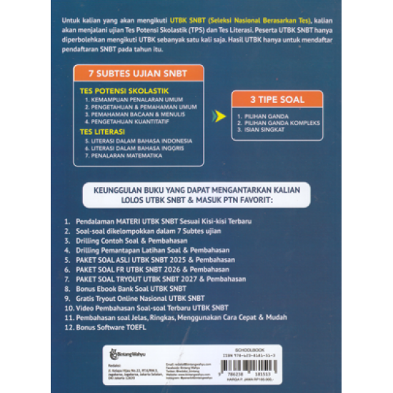 TOP SPOILER UTBK SNBT 2027/2028