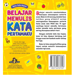 BUKU TULIS-HAPUS BELAJAR MENULIS KATA PERTAMAKU