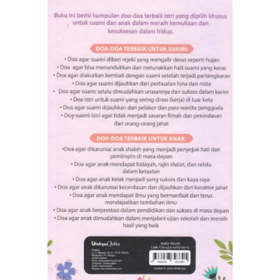 KEAJAIBAN TIRAKAT & DOA ISTRI UNTUK SUKSES SUAMI & ANAK