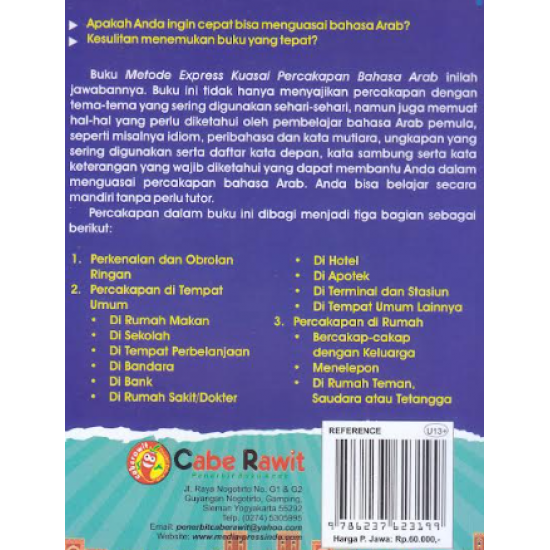 METODE EXPRESS KUASAI PERCAKAPAN BAHASA ARAB
