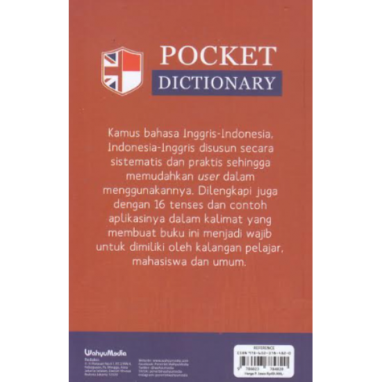 POCKET DICTIONARY INGGRIS - INDONESIA, INDONESIA – INGGRIS