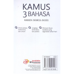 KAMUS 3 BAHASA MANDARIN INDONESIA INGGRIS (2026)