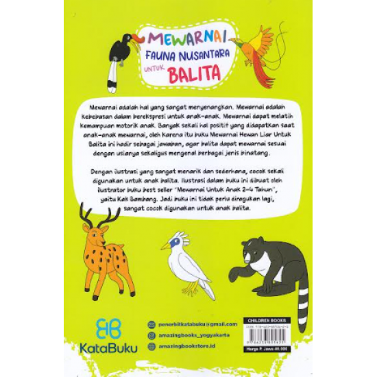 MEWARNAI FAUNA NUSANTARA UNTUK BALITA