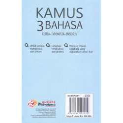 KAMUS 3 BAHASA KOREA - INDONESIA - INGGRIS (2026)