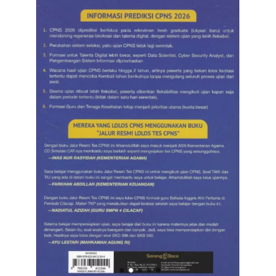 JALUR RESMI LOLOS TES CPNS CAT 2026/2027