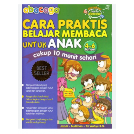 ABACAGA: CARA PRAKTIS BELAJAR MEMBACA UNTUK ANAK 4-6 TAHUN