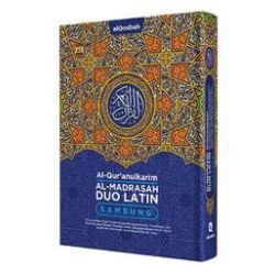 AL QURANULKARIM AL MADRASAH DUO LATIN SAMBUNG (KECIL BIRU)