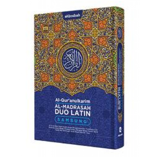 AL QURANULKARIM AL MADRASAH DUO LATIN SAMBUNG (KECIL BIRU)