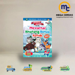 MEWARNAI BINATANG BENUA KUTUB NEW EDITION BONUS STIKER (INDONESIA-INGGRIS)