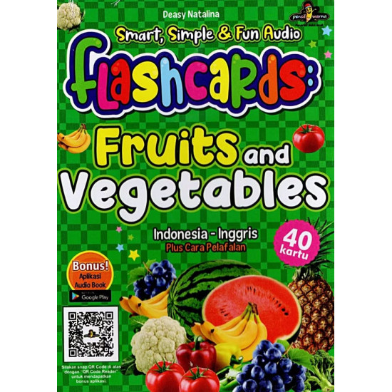 SMART, SIMPLE & FUN AUDIO FLASHCARDS: FRUITS & VEGETABLES