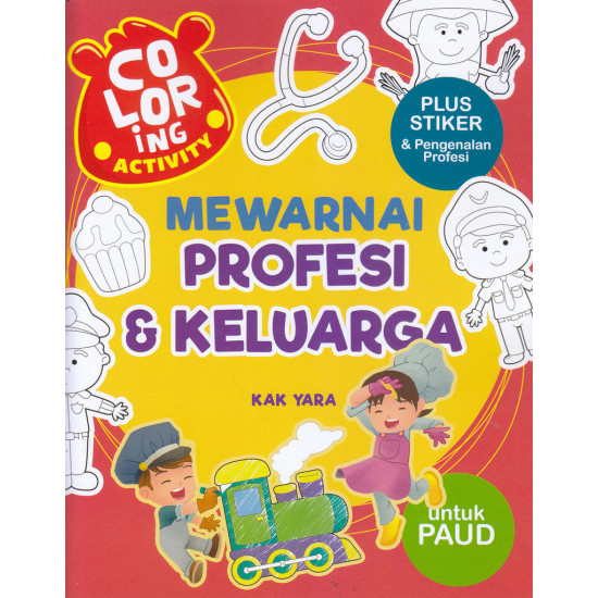 COLORING ACTIVITY MEWARNAI PROFESI & KELUARGA