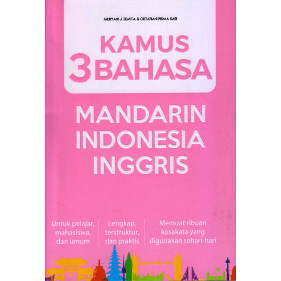 KAMUS 3 BAHASA MANDARIN INDONESIA INGGRIS