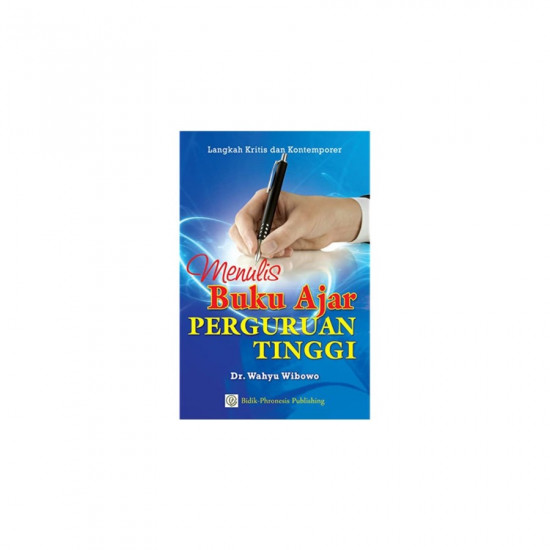 MENULIS BUKU AJAR PERGURUAN TINGGI