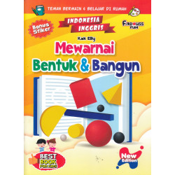 MEWARNAI BENTUK & BANGUN NEW EDITION BONUS STIKER (INDONESIA-INGGRIS)
