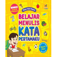 BUKU TULIS-HAPUS BELAJAR MENULIS KATA PERTAMAKU